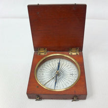 Victorian Wooden Pocket Compass c.1840