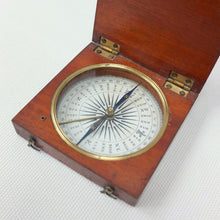 Victorian Wooden Pocket Compass c.1840