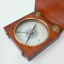 Victorian Wooden Pocket Compass c.1840