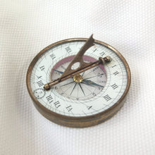 Victorian Pocket Sundial Compass c.1860