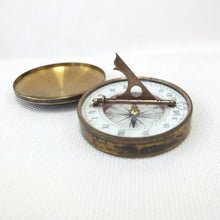Victorian Pocket Sundial Compass c.1860