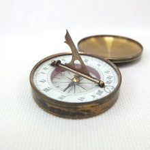Victorian Pocket Sundial Compass c.1860