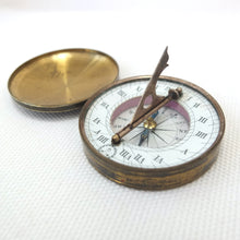 Victorian Pocket Sundial Compass c.1860