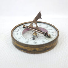 Victorian Pocket Sundial Compass c.1860
