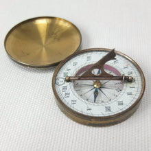 Victorian Pocket Sundial Compass c.1860