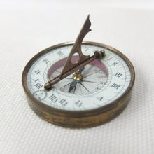 Victorian Pocket Sundial Compass c.1860