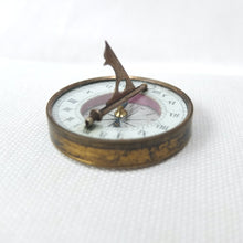 Victorian Pocket Sundial Compass c.1860