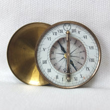 Victorian Pocket Sundial Compass c.1860