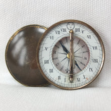 Victorian Pocket Sundial Compass c.1860