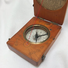 Victorian Pocket Sundial Compass c.1855