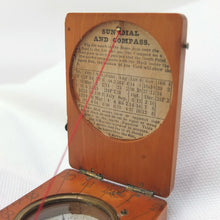 Victorian Pocket Sundial Compass c.1855
