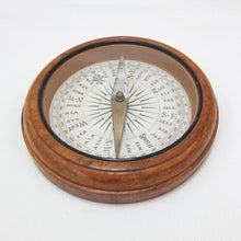 Francis Barker Wooden Desk Compass c.1890