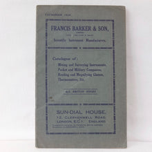 Francis Barker & Son Catalogue (1926)