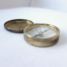 Victorian Brass Pocket Compass c.1840