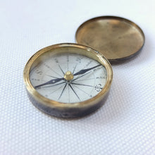 Victorian Brass Pocket Compass c.1840