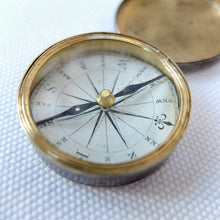 Victorian Brass Pocket Compass c.1840