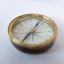 Victorian Brass Pocket Compass c.1840