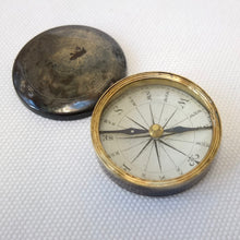 Victorian Brass Pocket Compass c.1840