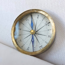 Victorian Brass Pocket Compass c.1840