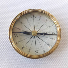 Victorian Brass Pocket Compass c.1840