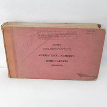 Secret RAF Bomber Command Targets Manual (1939)