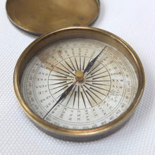 Victorian Brass Pocket Compass c.1840