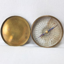 Victorian Brass Pocket Compass c.1840