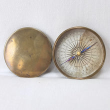 Victorian Brass Pocket Compass c.1840