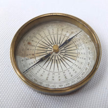 Victorian Brass Pocket Compass c.1840