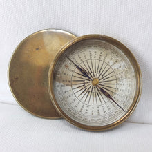 Victorian Brass Pocket Compass c.1840