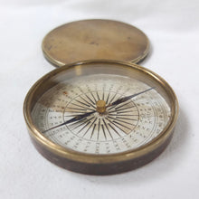 Victorian Brass Pocket Compass c.1840