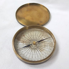 Victorian Brass Pocket Compass c.1840