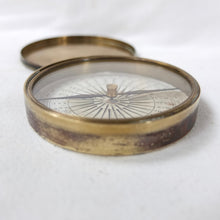 Victorian Brass Pocket Compass c.1840