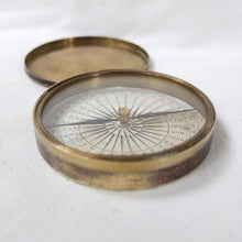 Victorian Brass Pocket Compass c.1840