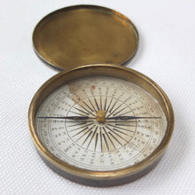 Victorian Brass Pocket Compass c.1840