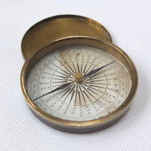 Victorian Brass Pocket Compass c.1840