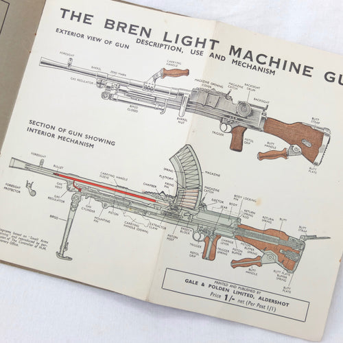 WW2 Bren Light Machine Gun Manual | Gale & Polden c.1942
