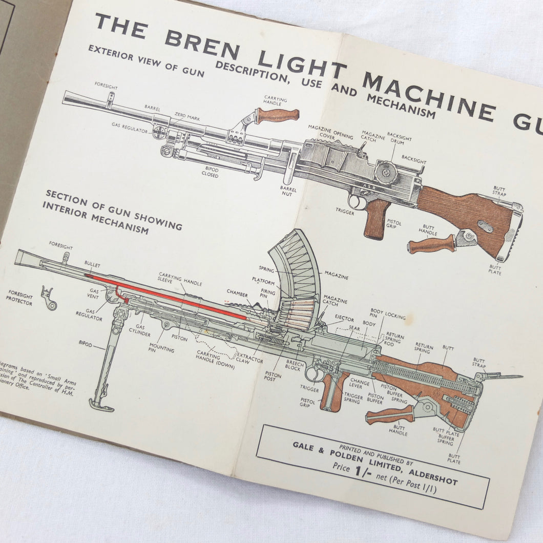 WW2 Bren Light Machine Gun Manual | Gale & Polden c.1942