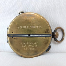 J. H. Steward Verner Patent Marching Compass c.1898