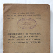 WW1 Mine Craters and Trenches Manual (1916)