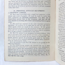 WW1 Gas Attacks Manual (1917)