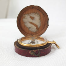 Georgian Gilt Pocket Compass c.1800