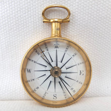 Georgian Gilt Pocket Compass c.1800