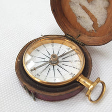 Georgian Gilt Pocket Compass c.1800