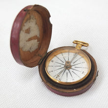 Georgian Gilt Pocket Compass c.1800