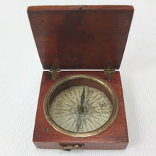 Georgian Mahogany Pocket Compass c.1825