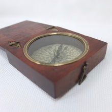 Georgian Mahogany Pocket Compass c.1825