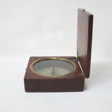 Georgian Mahogany Pocket Compass c.1825