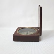 Georgian Mahogany Pocket Compass c.1825