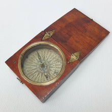 Georgian Mahogany Pocket Compass c.1825